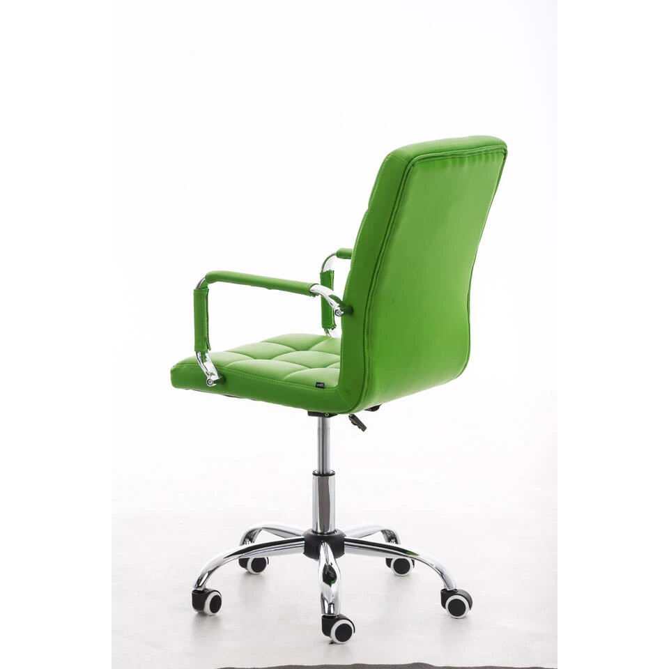 Clp Bureaustoel Deli V2 Kunstleer Groen 6 Clp Bureaustoel Deli V2 Kunstleer Groen - Afbeelding 4