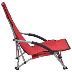 VidaXL Strandstoelen 2 St Inklapbaar Stof Rood -Meubelpromotie 1000056441 0103