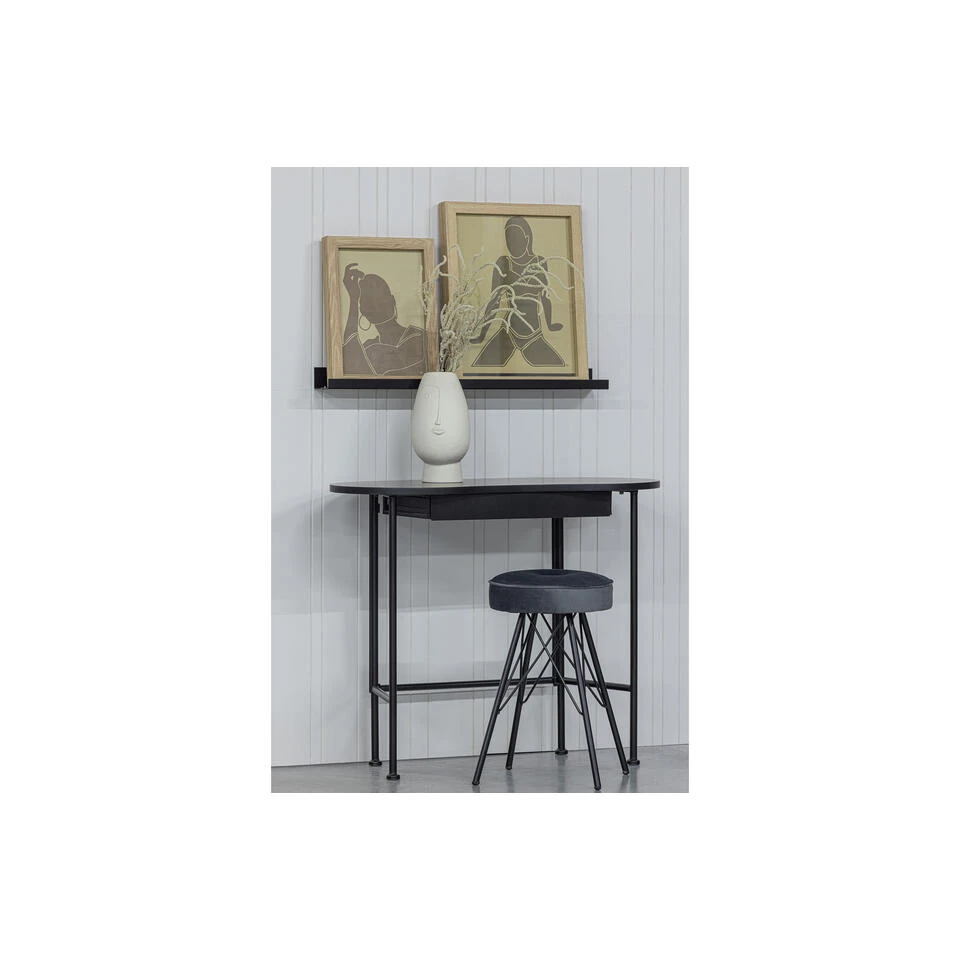 WOOOD Bella Kruk - Velvet - Asfalt - 53x33x33 5 WOOOD Bella Kruk - Velvet - Asfalt - 53x33x33 - Afbeelding 3