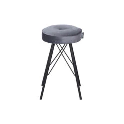 WOOOD Bella Kruk - Velvet - Asfalt - 53x33x33 9 WOOOD Bella Kruk - Velvet - Asfalt - 53x33x33 -Meubelpromotie 1000057163 0103