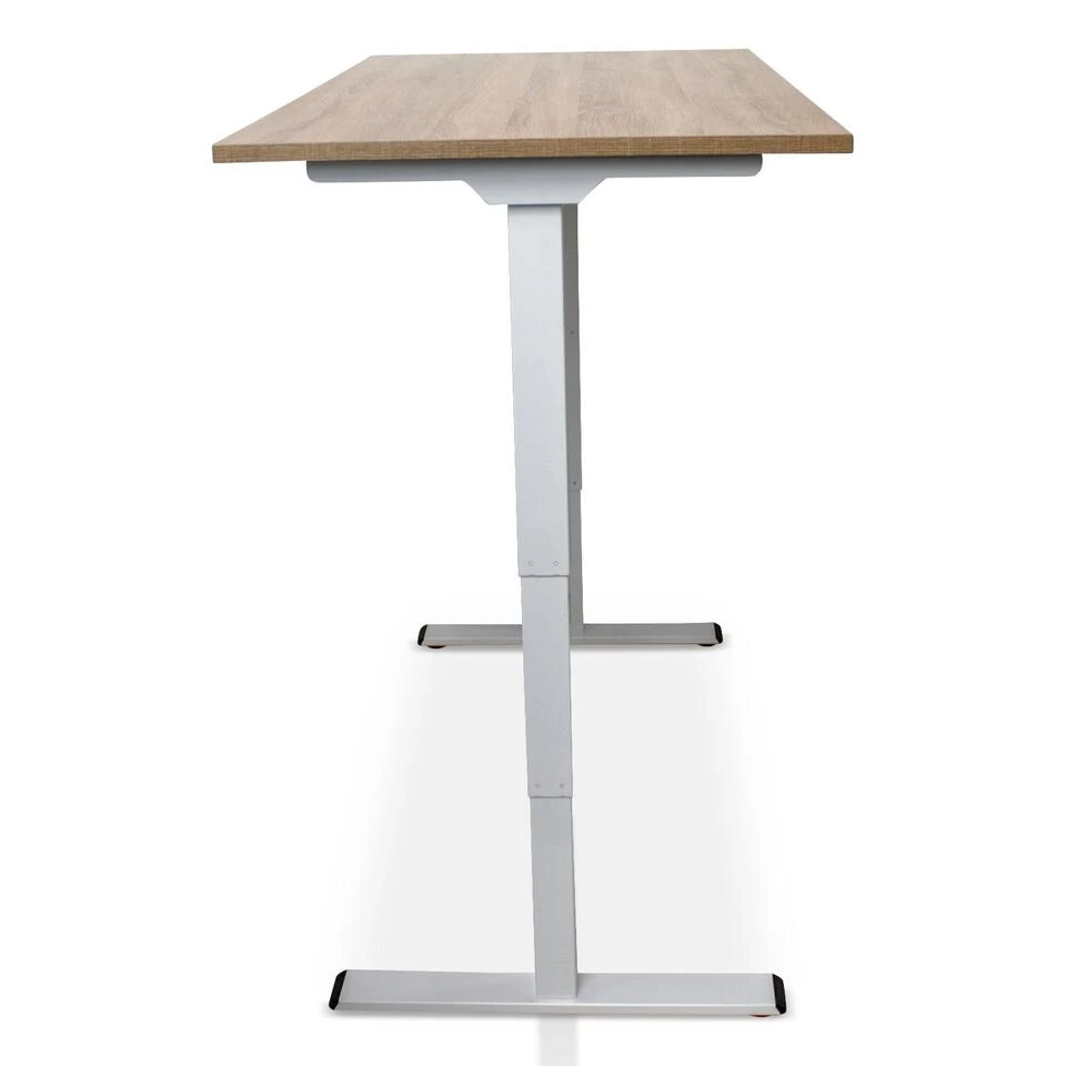 MRC COMFORT Elektrisch ARBO Zit-sta Bureau - 180x80cm - Wit - Midden Eiken 6 MRC COMFORT Elektrisch ARBO Zit-sta Bureau - 180x80cm - Wit - Midden Eiken - Afbeelding 4