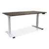 MRC COMFORT Elektrisch ARBO Zit-sta Bureau - 160x80cm - Wit - Bruin Eiken -Meubelpromotie 1000058401