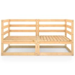 VidaXL Tuinbank 2-zits Massief Grenenhout -Meubelpromotie 1000060787 0102