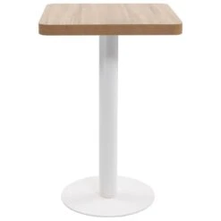 VidaXL Bistrotafel 50x50 Cm MDF Lichtbruin 7 VidaXL Bistrotafel 50x50 Cm MDF Lichtbruin -Meubelpromotie 1000062362 0101