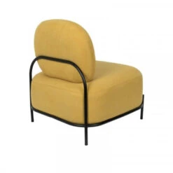 Giga Meubel Fauteuil Stof Geel - 71x66x77cm - Stoel Polly -Meubelpromotie 1000068563 0103