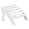 Beliani Voetenbankje ADIRONDACK - Wit Kunsthout 2 Beliani Voetenbankje ADIRONDACK - Wit Kunsthout -Meubelpromotie 1000069780