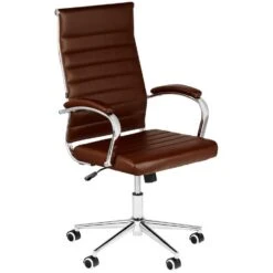 CLP Bureaustoel Mollis Kunstleer Bruin