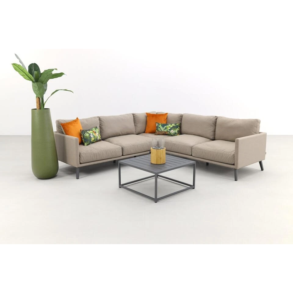 VDG New York Sunbrella Loungeset Taupe - Antraciet 5 VDG New York Sunbrella Loungeset Taupe - Antraciet - Afbeelding 3