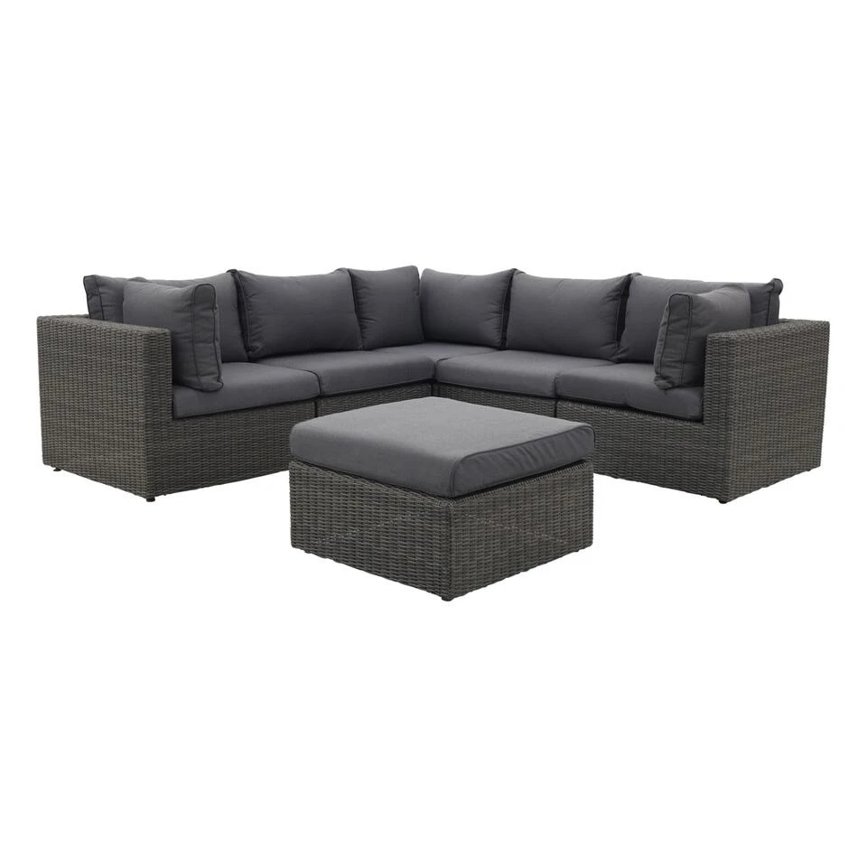 Suns Loungeset Garda - Antraciet 3 Suns Loungeset Garda - Antraciet