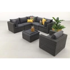 Suns Loungeset Garda Inclusief Fauteuil - Antraciet -Meubelpromotie 1000074426 0102
