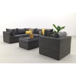 Suns Loungeset Garda Inclusief Fauteuil - Antraciet -Meubelpromotie 1000074426 0103