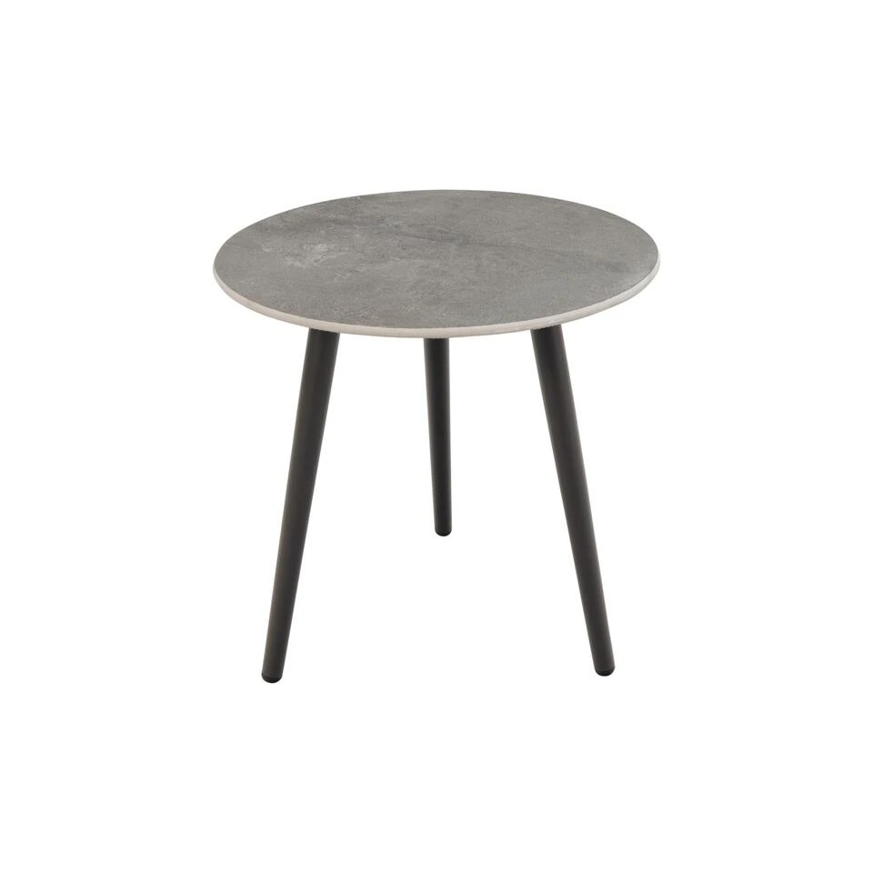 VDG Brasilia Bijzettafel 50 Cm. - Antraciet - Ceramic 3 VDG Brasilia Bijzettafel 50 Cm. - Antraciet - Ceramic