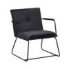 Fauteuil Hailey Velvet Zwart - Stof - Groen 2 Fauteuil Hailey Velvet Zwart - Stof - Groen -Meubelpromotie 1000074955