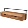 Bureau Alex Zwevend - Hout - Bruin -Meubelpromotie 1000080543