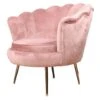 DS4U® Feliz Fauteuil Velvet - Stof - Roze 2 DS4U® Feliz Fauteuil Velvet - Stof - Roze -Meubelpromotie 1000081200