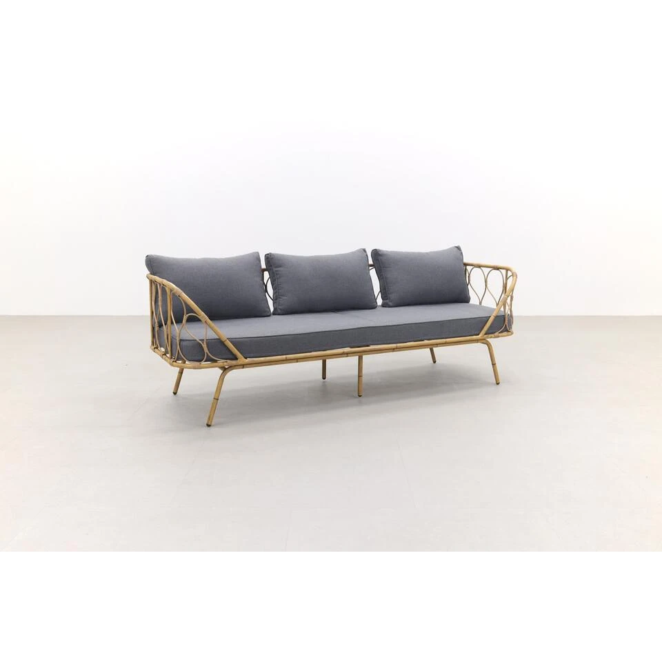 Garden Impressions Cleopatra Bamboe Loungebank 6 Garden Impressions Cleopatra Bamboe Loungebank - Afbeelding 4