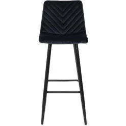 DS4U® Gaby Barkruk Velvet - Stof - Zwart 9 DS4U® Gaby Barkruk Velvet - Stof - Zwart -Meubelpromotie 1000082256 0103