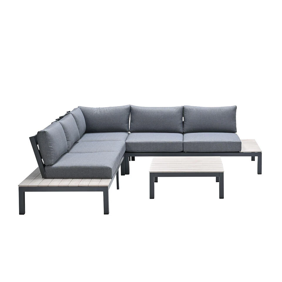 Garden Impressions Aurora Loungeset 4-delig - Donker Grijs 4 Garden Impressions Aurora Loungeset 4-delig - Donker Grijs - Afbeelding 2