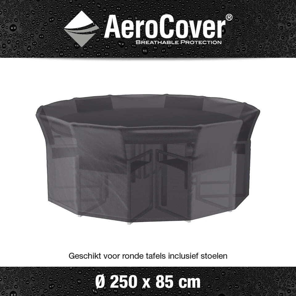 Aerocover Ronde Tuinsethoes - 250x85 Cm 4 Aerocover Ronde Tuinsethoes - 250x85 Cm - Afbeelding 2