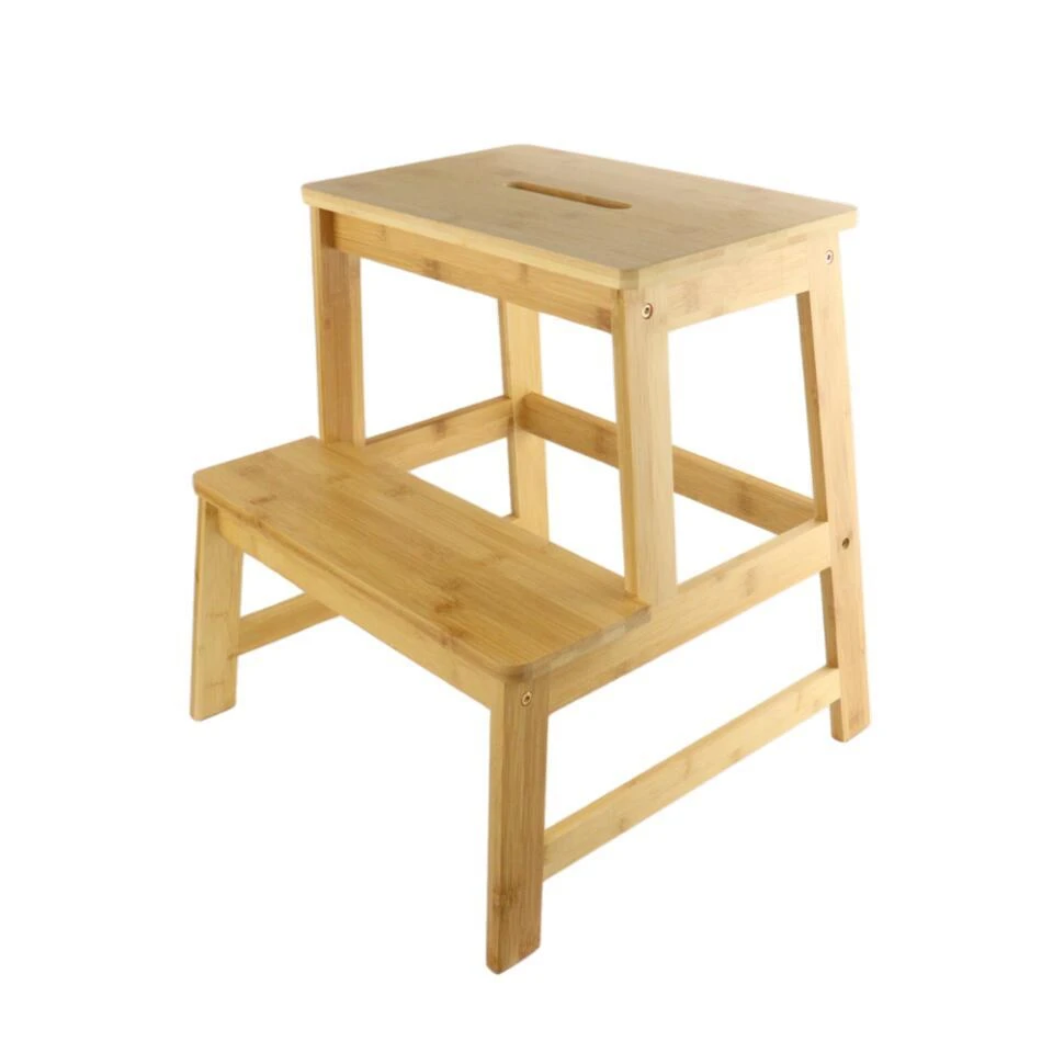 Orange85 Kruk Bamboe Keuken Krukje Opstapkrukje Houtlook 3 Orange85 Kruk Bamboe Keuken Krukje Opstapkrukje Houtlook