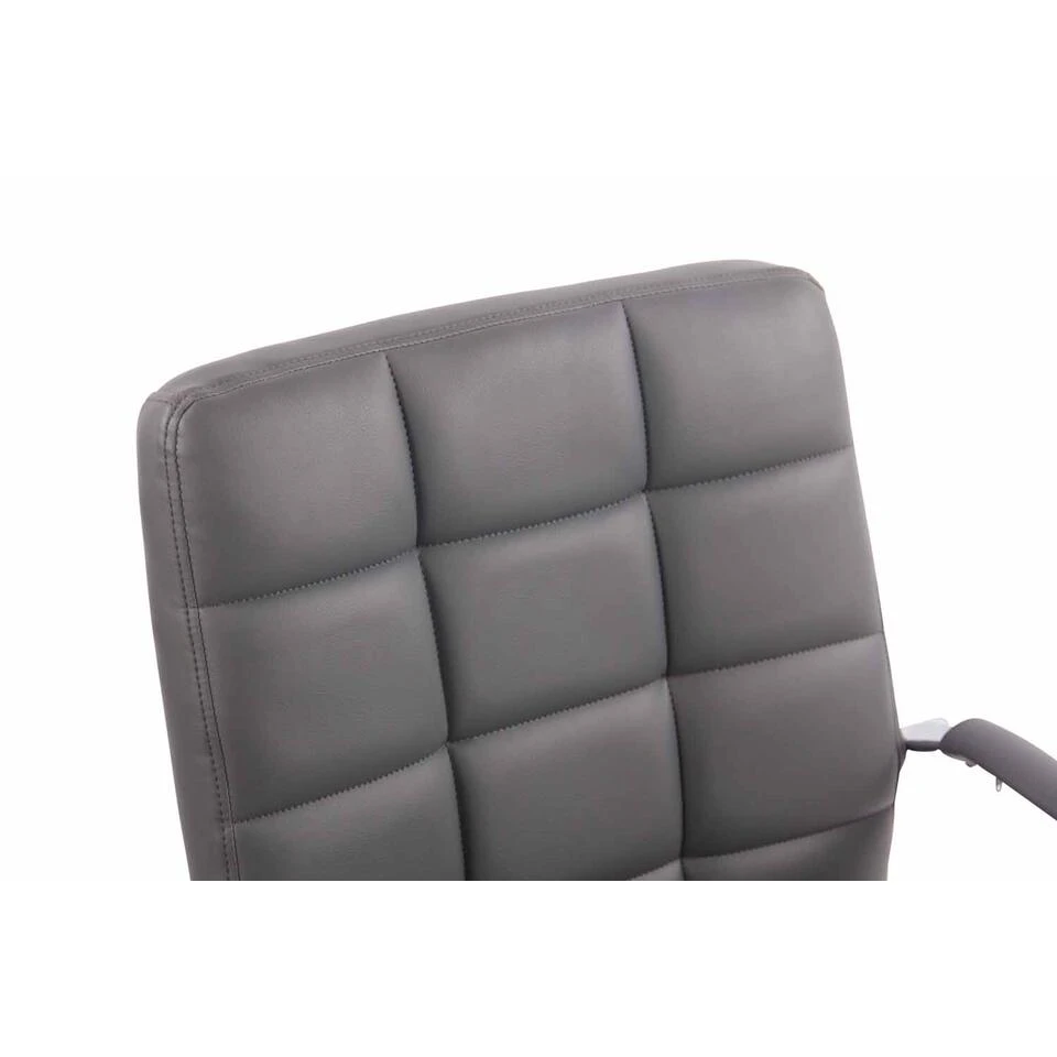 Clp Bureaustoel Deli Kunstleder Grijs 6 Clp Bureaustoel Deli Kunstleder Grijs - Afbeelding 4