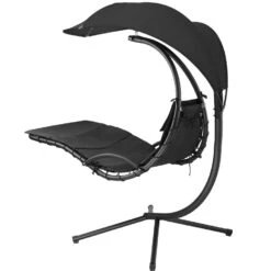 Tectake - Hangstoel Ligbed Maja - Zwart 8 Tectake - Hangstoel Ligbed Maja - Zwart -Meubelpromotie 1000086431 0102