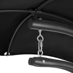 Tectake - Hangstoel Ligbed Maja - Zwart 9 Tectake - Hangstoel Ligbed Maja - Zwart -Meubelpromotie 1000086431 0103