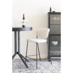 Rein Living Jolien Barkruk - Zwart/Boucle - Set Van 2 7 Rein Living Jolien Barkruk - Zwart/Boucle - Set Van 2 -Meubelpromotie 1000087437 0101