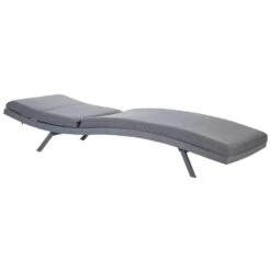 Beliani Tuinligstoel AMELIA - Grijs Textiel, Aluminium 8 Beliani Tuinligstoel AMELIA - Grijs Textiel, Aluminium -Meubelpromotie 1000088223 0103