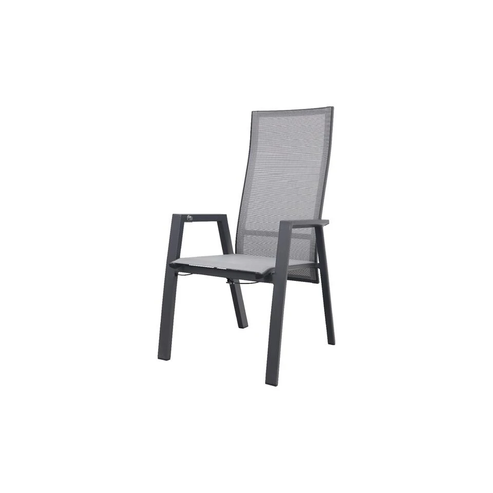 VDG Azoren Loungestoel Verstelbaar - Antraciet 3 VDG Azoren Loungestoel Verstelbaar - Antraciet