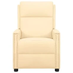 VidaXL Fauteuil Elektrisch Verstelbaar Kunstleer Crèmekleurig -Meubelpromotie 1000094068 0101