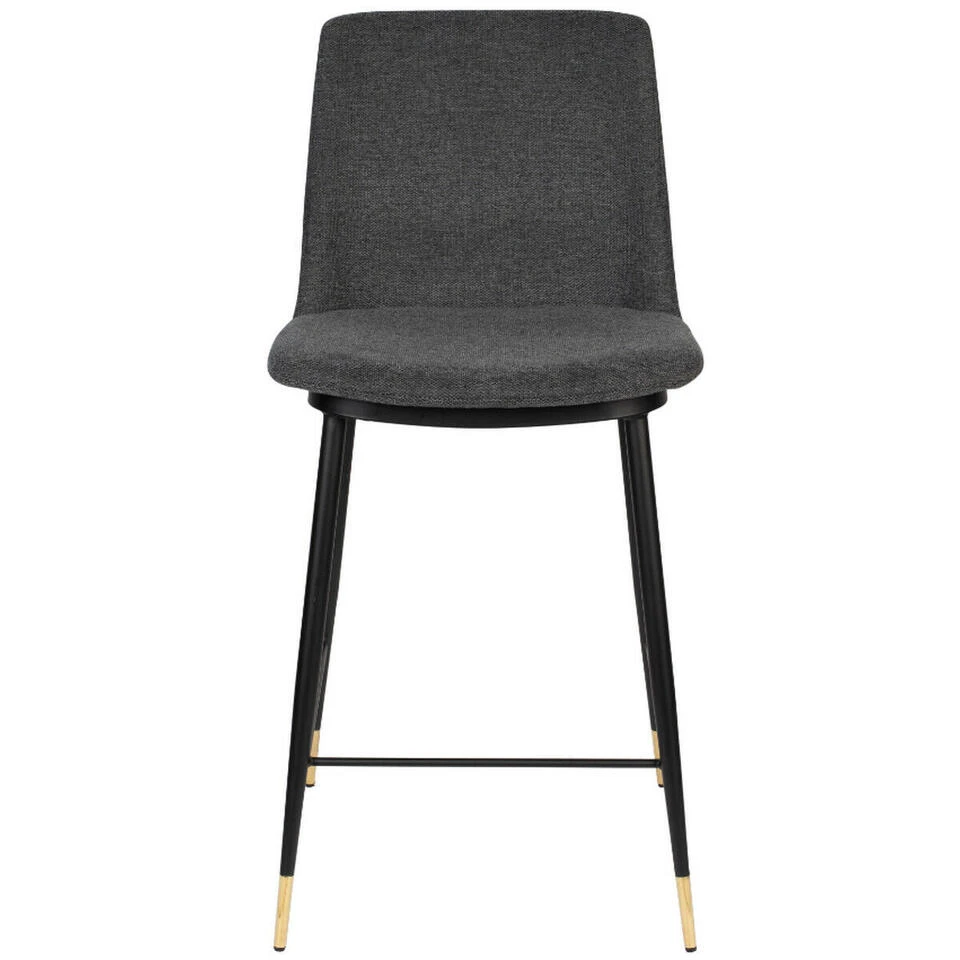 Puur Larvik Counter Barstoel - Stof - Grijs 4 Puur Larvik Counter Barstoel - Stof - Grijs - Afbeelding 2