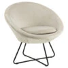 Sohome Fauteuil Kang - Velvet - Zand -Meubelpromotie 1000094486