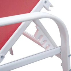 Happy Garden Zonnebedden SARDINIA - Roze - Staal -Meubelpromotie 1000094843 0103