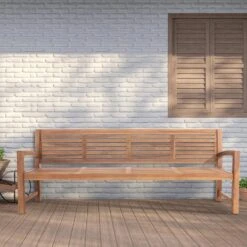 CLP Teakbank Halden 240 Cm -Meubelpromotie 1000095887 0102