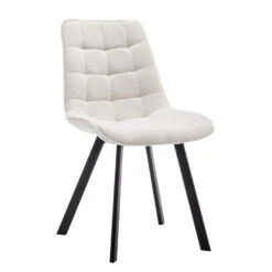 Furnihaus Eetkamerstoel Felix Boucle Creme