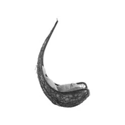 Beliani Hangstoel ATRI - Zwart Pe Rotan 9 Beliani Hangstoel ATRI - Zwart Pe Rotan -Meubelpromotie 1000096793 0103