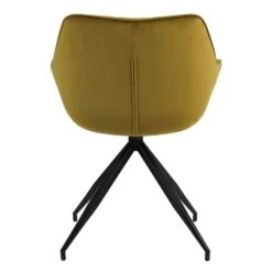 Jaimy Eetkamerstoel Velvet - Stof - Geel 9 Jaimy Eetkamerstoel Velvet - Stof - Geel -Meubelpromotie 1000096980 0104