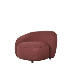 LABEL51 Fauteuil Livo Links - Winered - Boucle -Meubelpromotie 1000097883 0102