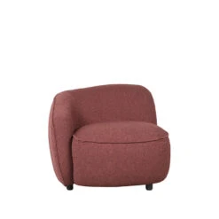 LABEL51 Fauteuil Livo Links - Winered - Boucle