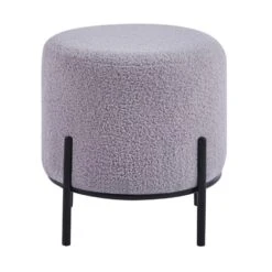 DS4U® Torben Hocker 35x38cm - Stof - Grijs