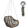 Van Der Leeden Rotan Hangstoel Fly Brown (L)66 X (B)65 X (H)49 Cm -Meubelpromotie 1000098803