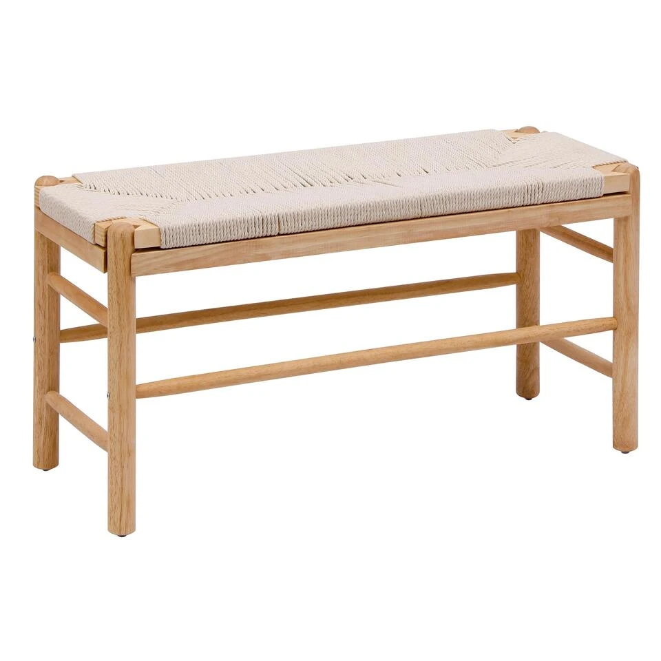 Bank Met Opbergruimte Van Massief Grenen En Touw 3 Bank Met Opbergruimte Van Massief Grenen En Touw