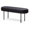 Metalen Bank Met Zwarte Fluwelen Bekleding 1 Metalen Bank Met Zwarte Fluwelen Bekleding -Meubelpromotie 1000116220