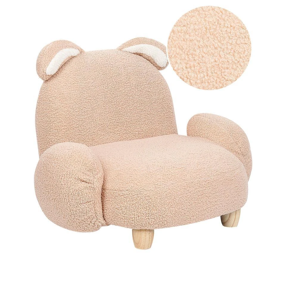 KANNA - Kinderstoel - Beige - Nepbont 3 KANNA - Kinderstoel - Beige - Nepbont