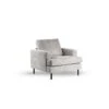 Fauteuil Stof Champagne - Zithoogte 47cm - 89x94x83cm - Haga -Meubelpromotie 1000125400