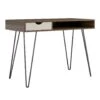 Concord - Bureau Met 1 Lade In Walnoot Look -Meubelpromotie 1000126895