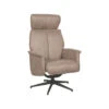 LABEL51 Fauteuil Verdal - Taupe - Micro Suede - 79x77x109 Cm 2 LABEL51 Fauteuil Verdal - Taupe - Micro Suede - 79x77x109 Cm -Meubelpromotie 1000132015