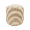 RESAFA - Poef - Beige - 40 X 40 X 40 Cm - Jute 2 RESAFA - Poef - Beige - 40 X 40 X 40 Cm - Jute -Meubelpromotie 1000141077