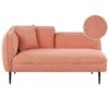 CHEVANNES - Chaise Longue - Roze - Linkszijdig - Polyester 1 CHEVANNES - Chaise Longue - Roze - Linkszijdig - Polyester -Meubelpromotie 1000142921